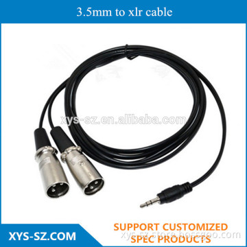 high quality and popular 3.5mm to xlr cable